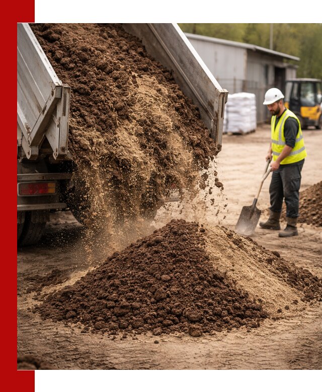 Доставка торфо-песчаной смеси в Людинове для строительства и озеленения