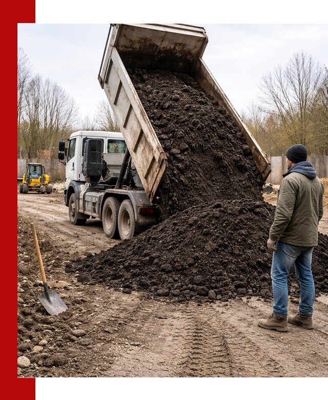 Доставка чернозема навалом в Людинове быстро и выгодно