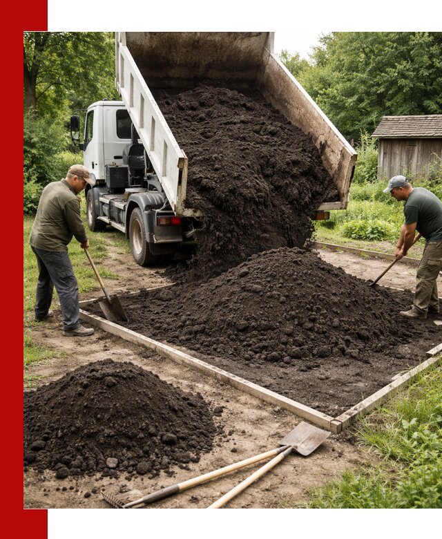 Купить чистый чернозем для огорода с доставкой в Людинове