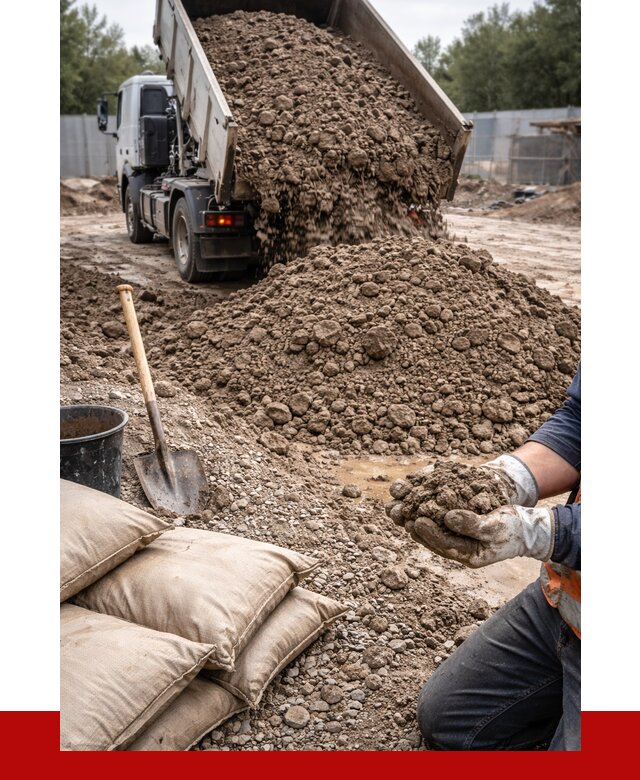 Купить глина для засыпки в Людинове от 1221 р. за куб | ПРОНЕРУДЛюд