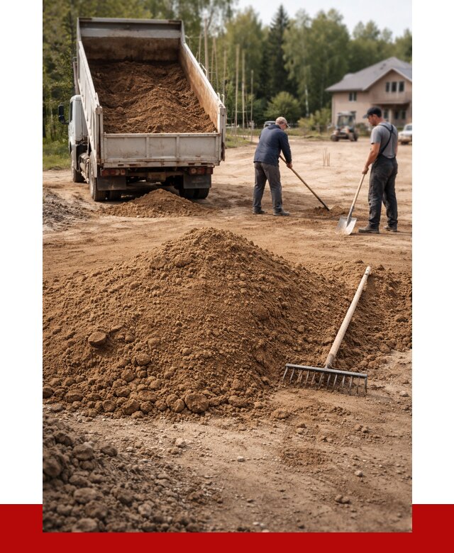 Суглинок для планировки в Людинове с доставкой от 4275 р. | ПРОНЕРУДЛюд