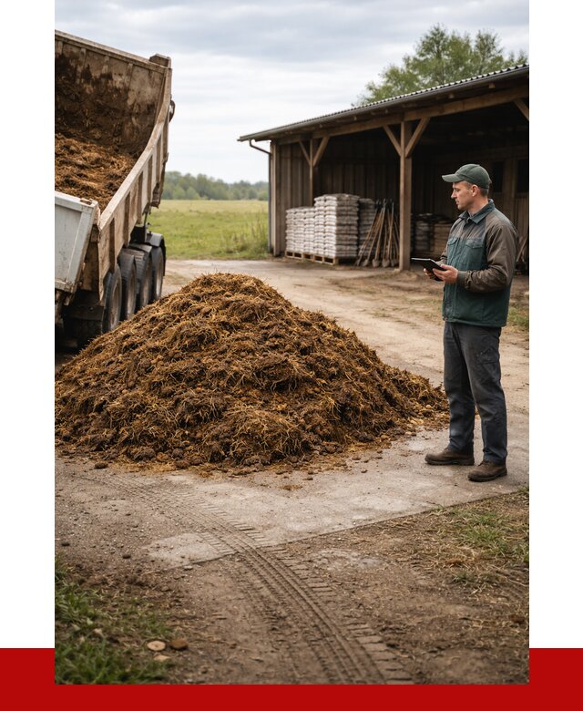 Купить навоз с доставкой в Людинове от 1221 р. за куб | ПРОНЕРУДЛюд