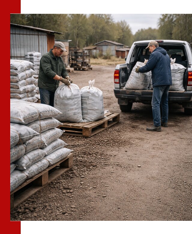 Купить конский навоз в мешках с доставкой в Людинове