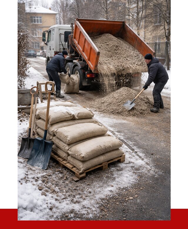 Противогололедные материалы оптом в Людинове от 4275 р. | ПРОНЕРУДЛюд