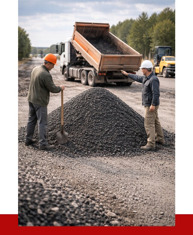 Купить асфальтовую крошку для дорог в Людинове от 4275 р. | ПРОНЕРУДЛюд