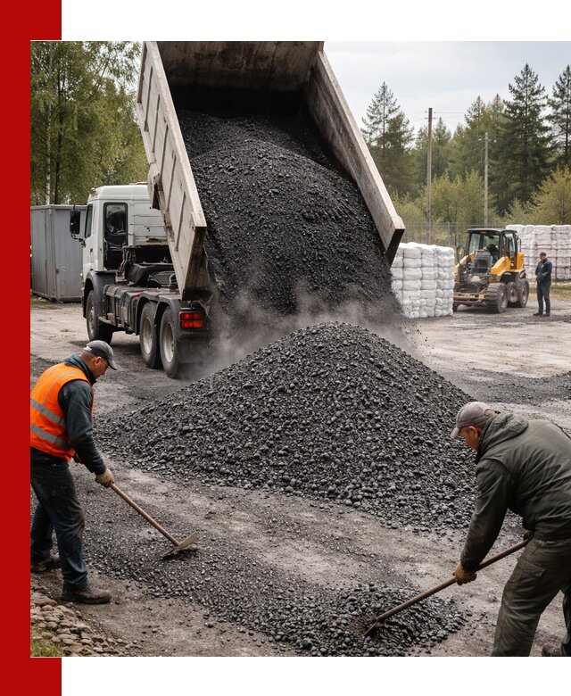 Доставка и продажа асфальтного гранулята в Людинове