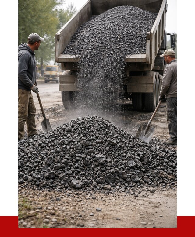 Дробленый асфальт в Людинове от 2850 р. с доставкой | ПРОНЕРУДЛюд