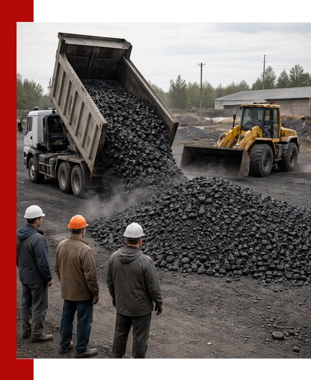 Доставка угля антрацита в Людинове с самосвалами и погрузкой