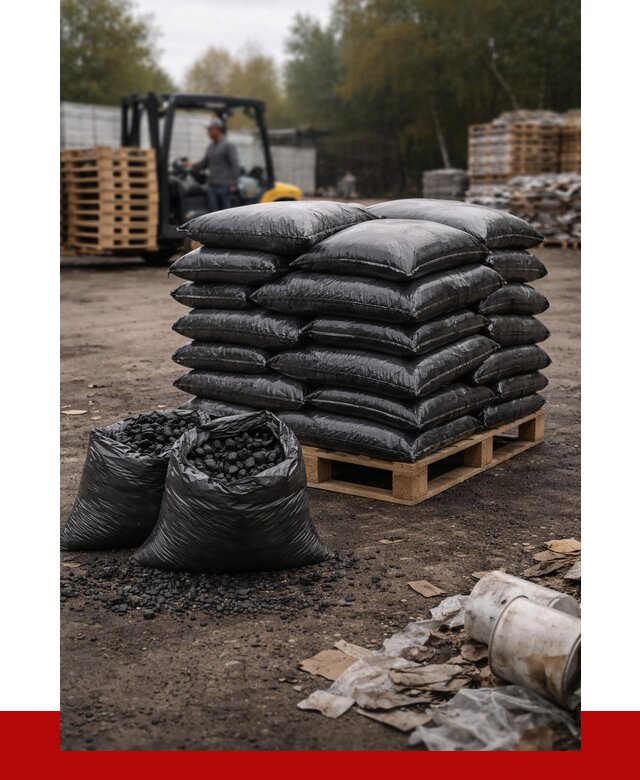 Купить уголь в мешках с доставкой в Людинове от 7634 р. | ПРОНЕРУДЛюд