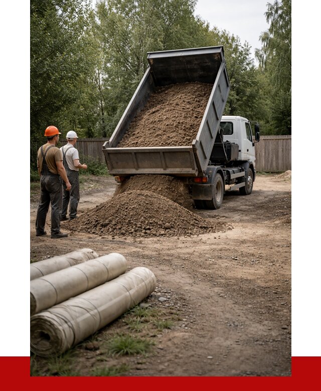 Доставка сыпучих материалов самосвалом в Людиново от 4275 р. | ПРОНЕРУДЛюд