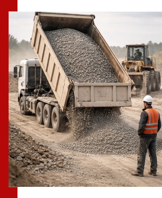 Доставка самосвалом 40 кубов цемента и сыпучих в Людинове