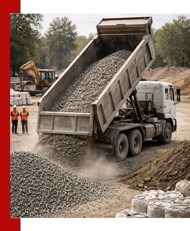 Аренда самосвала в Людинове для доставки сыпучих и нерудных материалов