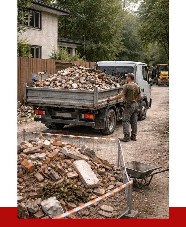 Вывоз строительного мусора с погрузкой в Людинове от 7634 р | ПРОНЕРУДЛюд