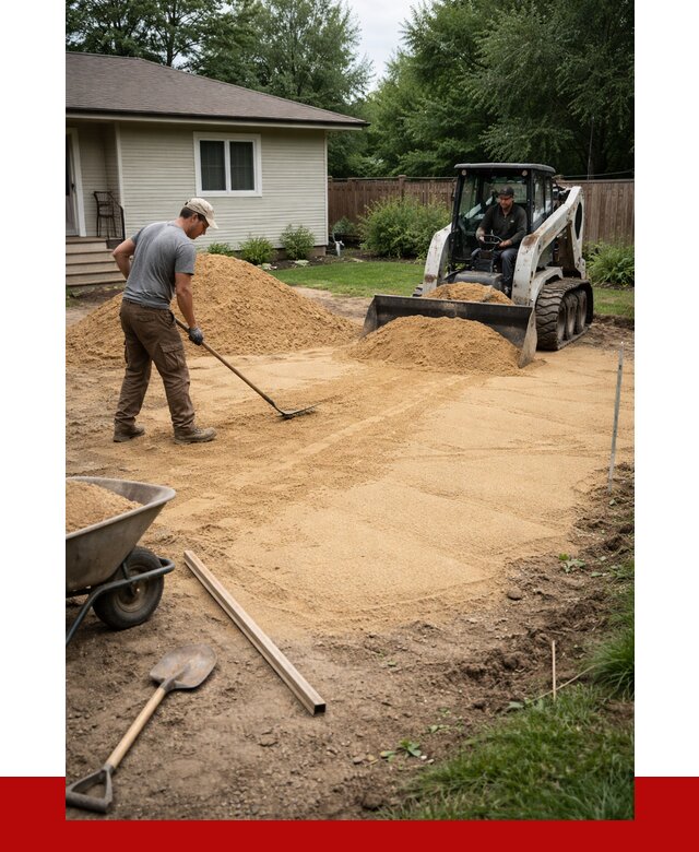 Отсыпка участка песком в Людинове, от 2545 р., ПРОНЕРУДЛюд